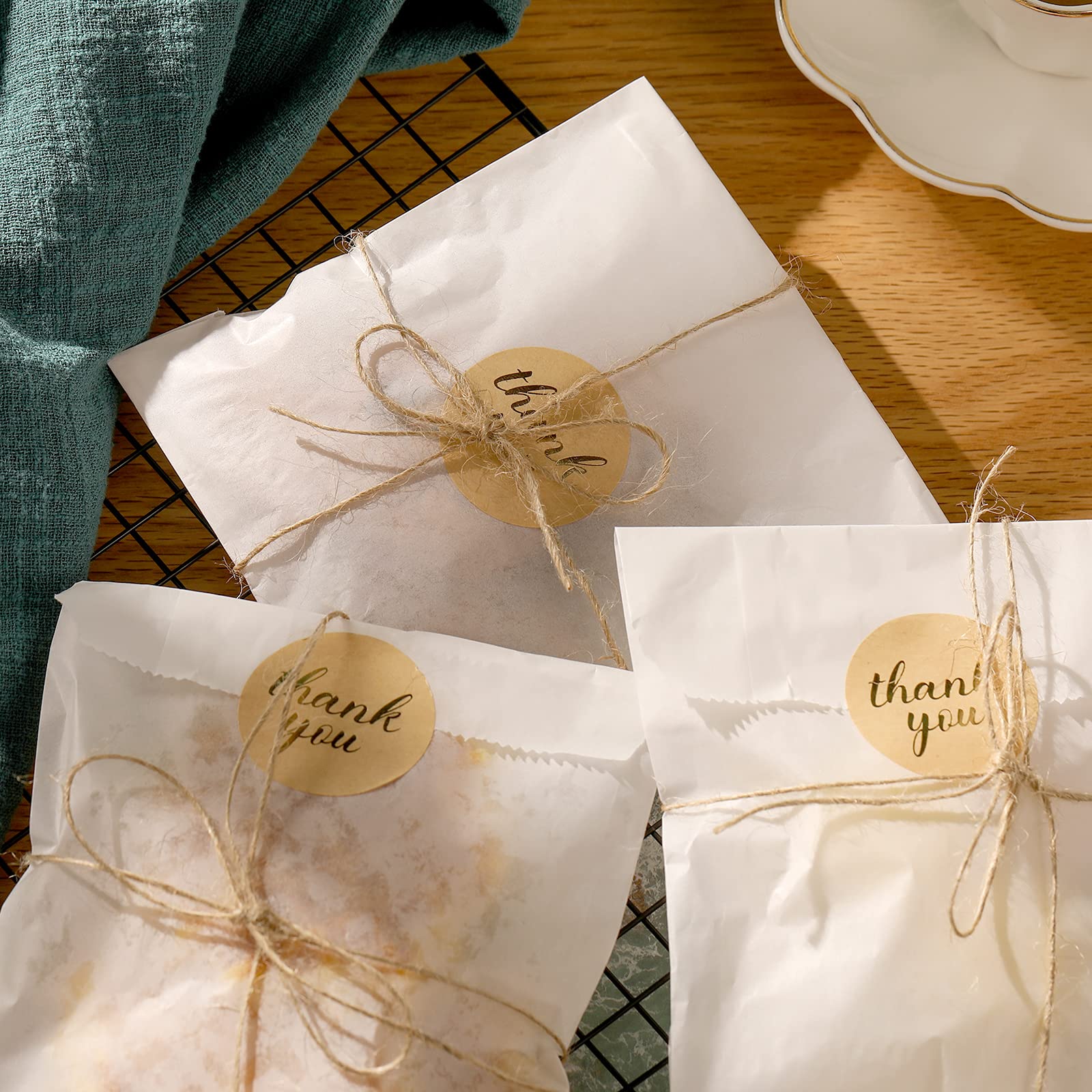 Zonon wax paper bags blocking oil and steam keep snacks fresh