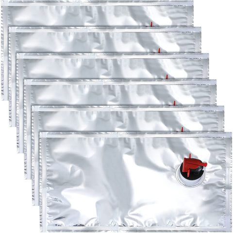 Zonon 6-pack wine purse refill bag front view for on-the-go storage