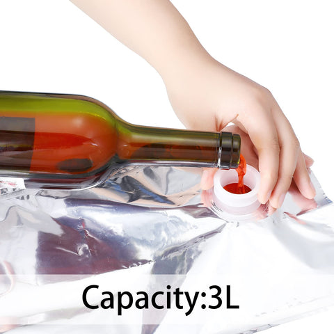 Zonon leakproof wine purse refill bag ready for travel