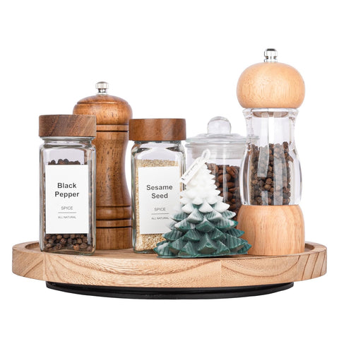 Zoocatia round tray on bathroom vanity keeps toiletries accessible and organized
