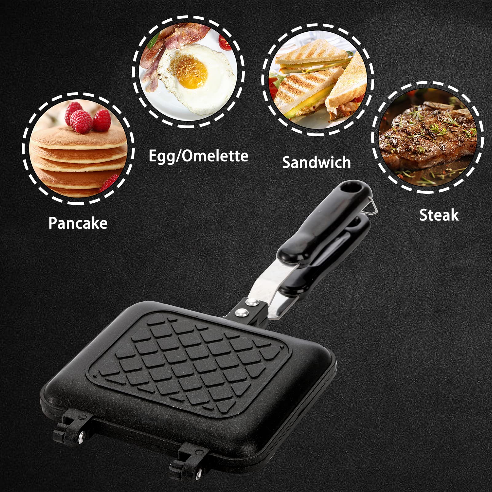 ZOOFOX sandwich maker campfire-use for portable toast outdoors