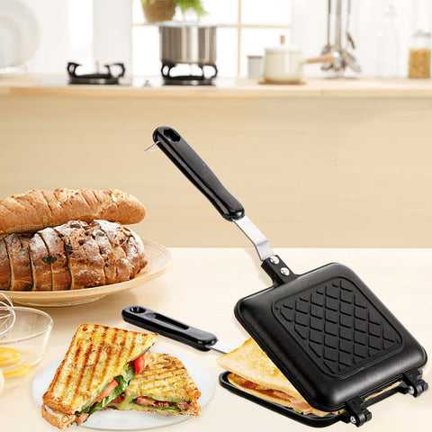 ZOOFOX sandwich-maker easy-clean non-stick surface stays tidy