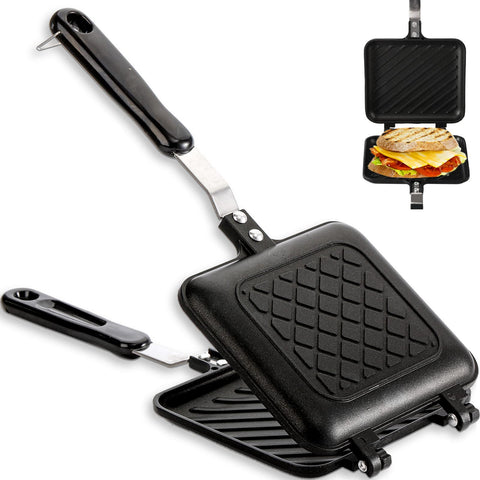 ZOOFOX sandwich maker non-stick plates for easy food release