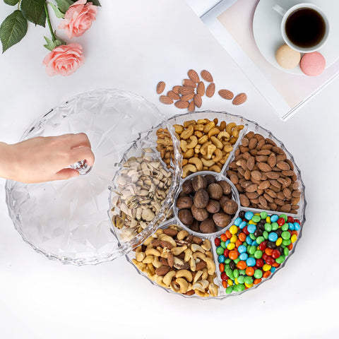 ZOOFOX 12-inch serving tray is ideal for parties, picnics, and home entertaining.