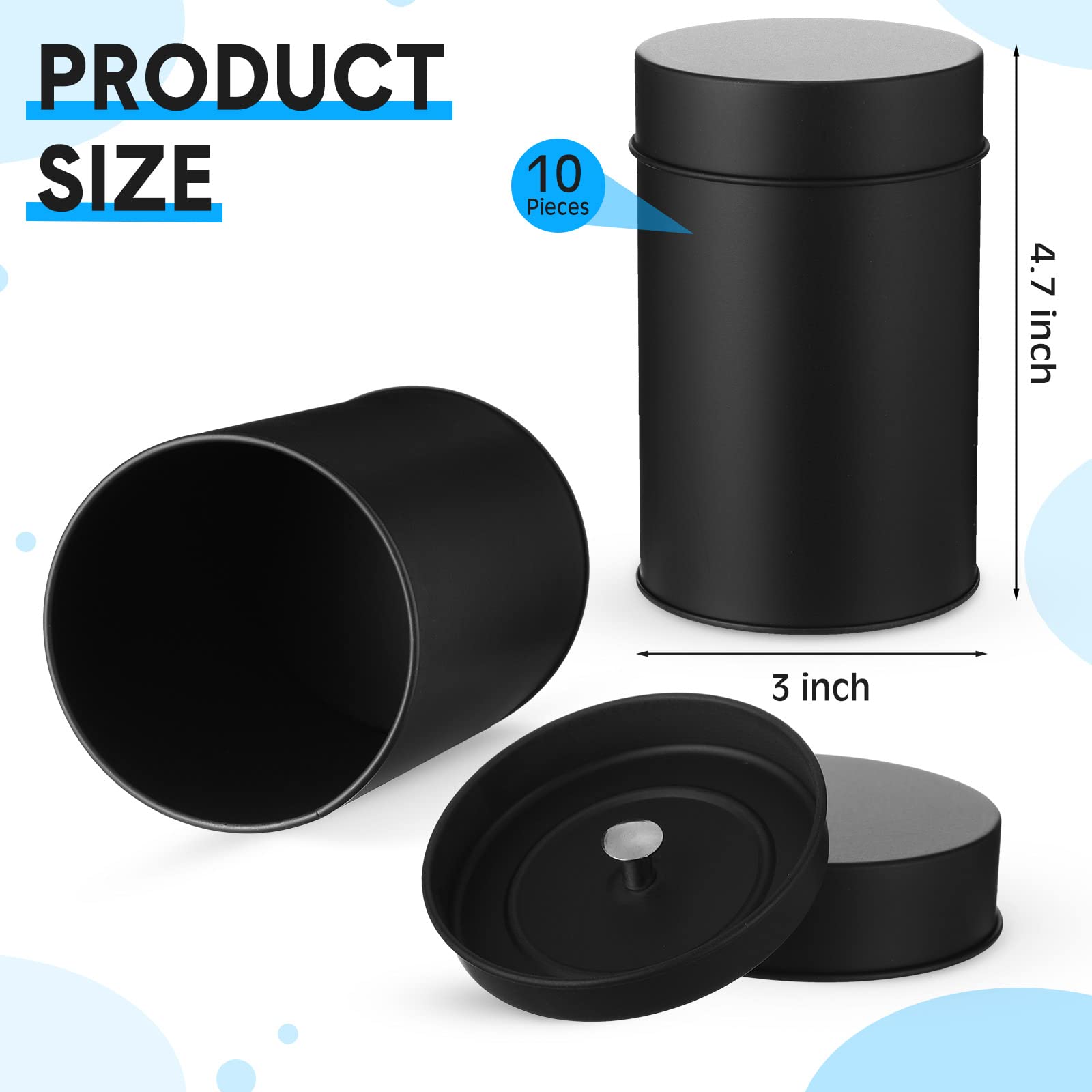 Zopeal airtight tea canister showing inner and outer lid