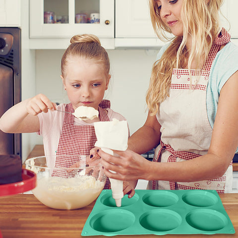 Zorazio silicone mold in kitchen, safe for oven and microwave use.