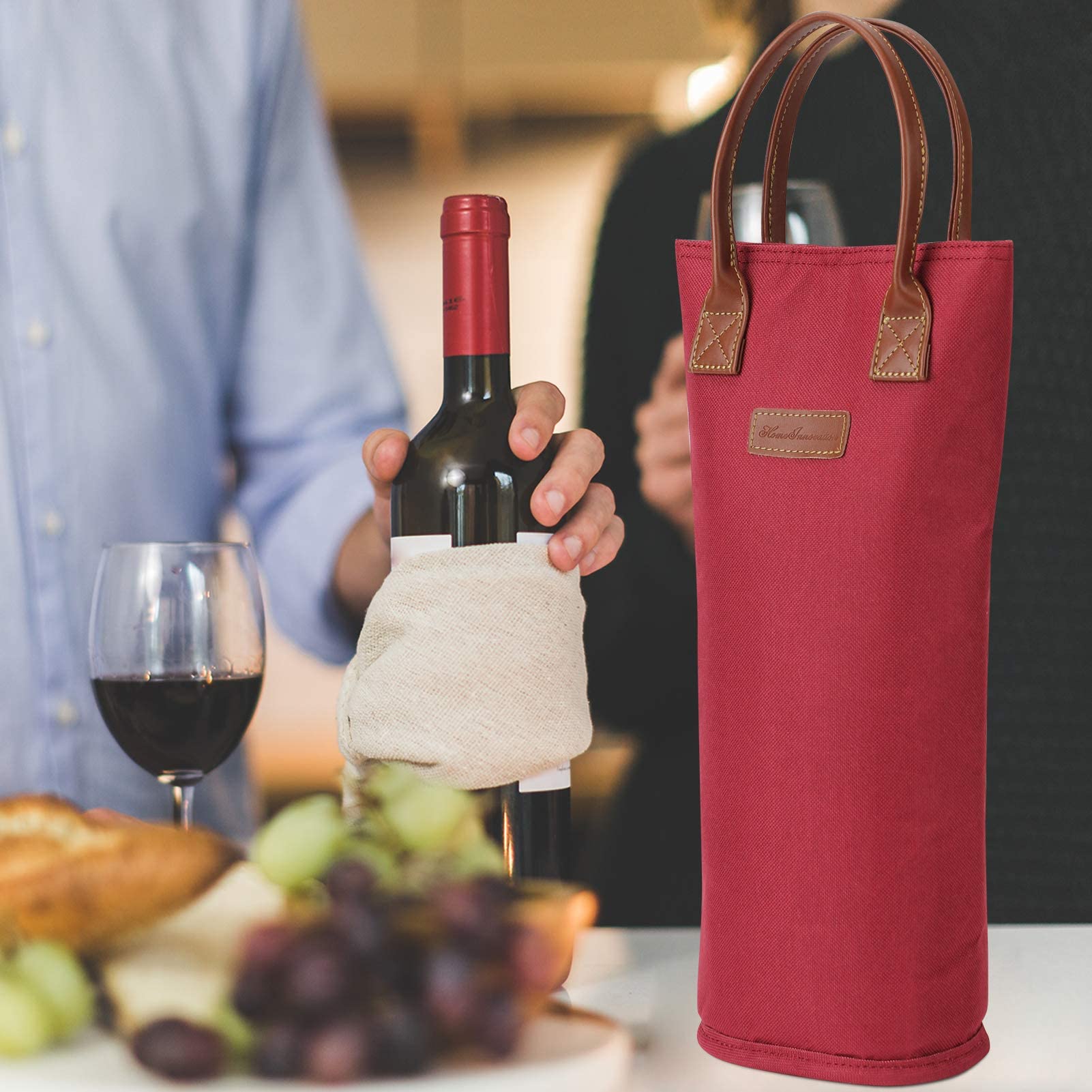 ZORMY interior fits standard 750ml wine bottles securely.