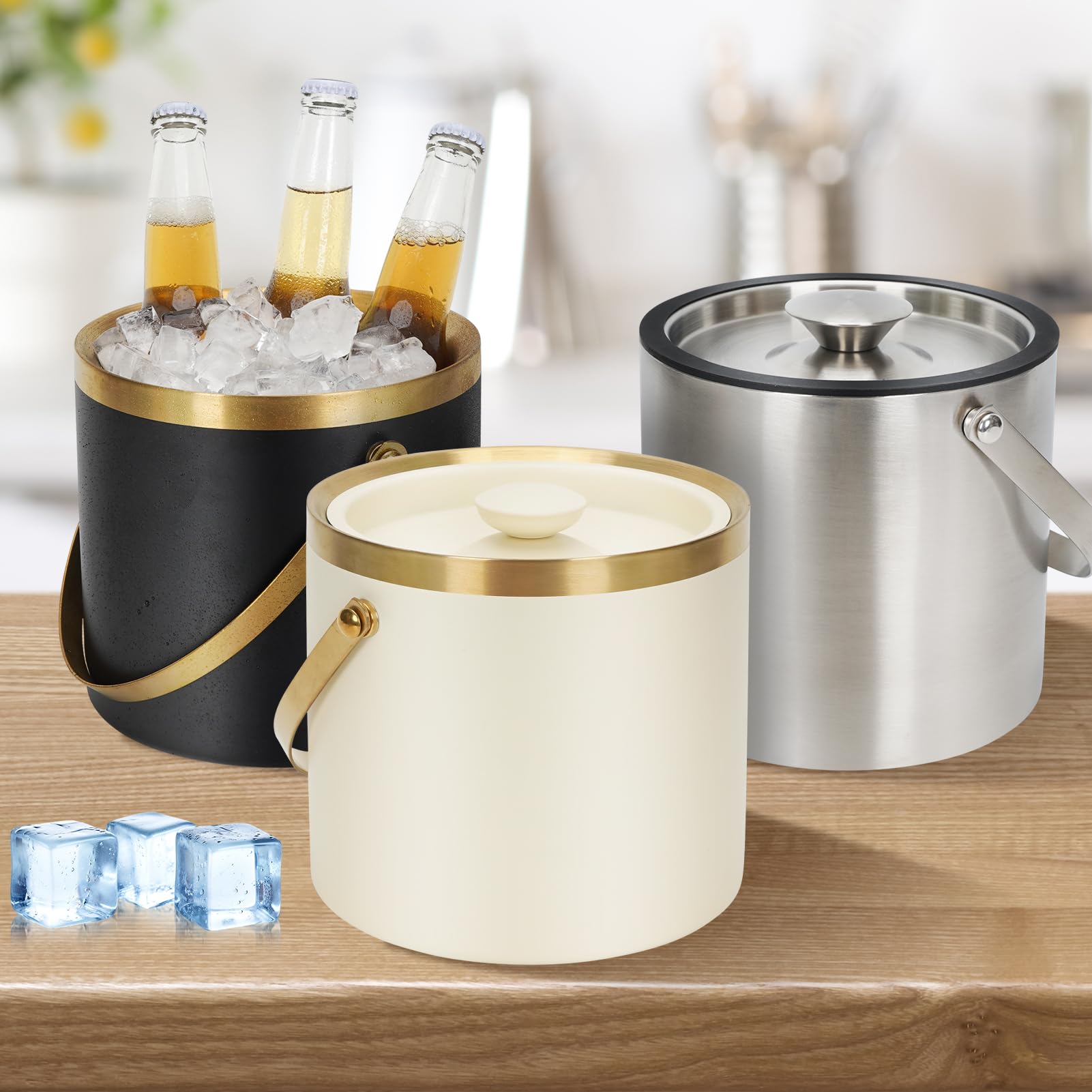 ZORMY party-ready ice bucket suitable for camping and home entertaining.