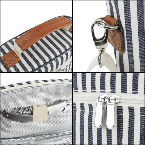 ZORMY self-storing wine key inside tote for quick access.