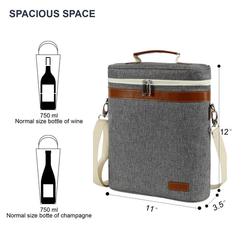 ZORMY tote with PU leather handle for comfortable carrying