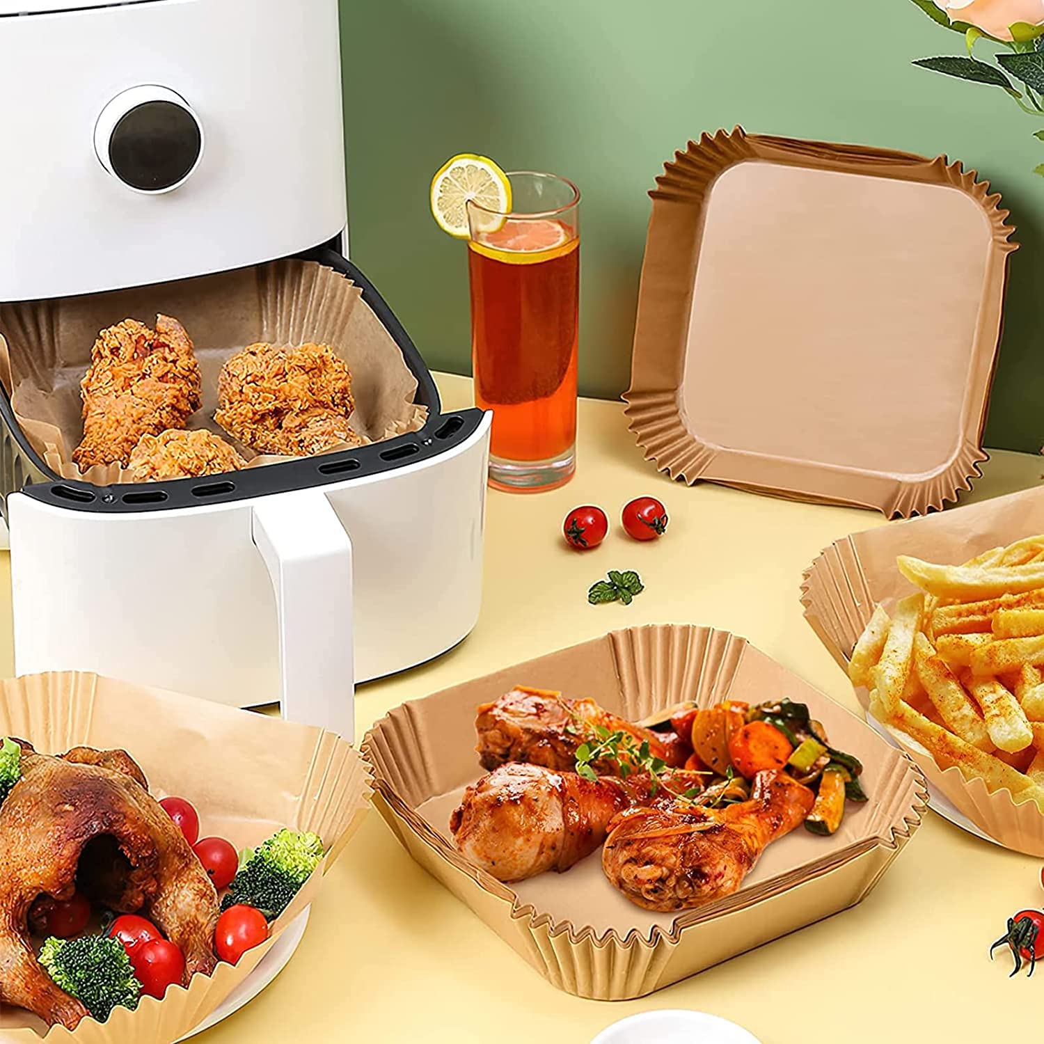 ZOWVAAM 100pcs pack saves time replacing liners between meals