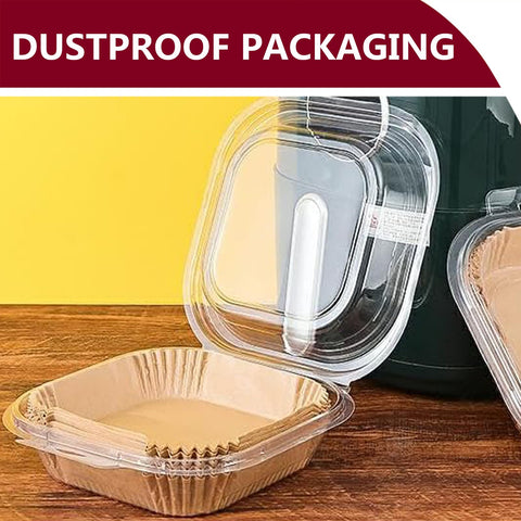 ZOWVAAM parchment liners shield fryer from residue and spills.