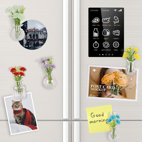 Zoyvux packaged mini vase magnets in protective box
