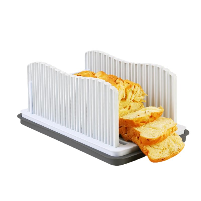 ZQZXD professional bread slicer with adjustable guide for consistent slices.