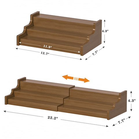Zri Bamboo spice rack is easy to clean with a damp cloth and air dry.