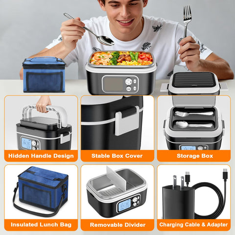 ZRYBOMY smart timer display helps plan meal times.