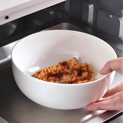 Zscera modern white dining bowls elevate table presentation