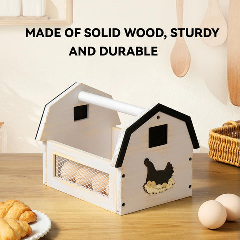 ZSHLXM Egg Basket easy assembly, quick setup in minutes, no tools required for farmhouse kitchens.