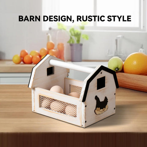 ZSHLXM Egg Basket exquisite farmhouse decor, perfect countertop centerpiece for kitchens and gift-giving.