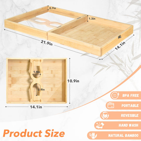 ZTDMGZS backside doubles as a cutting board for quick prep