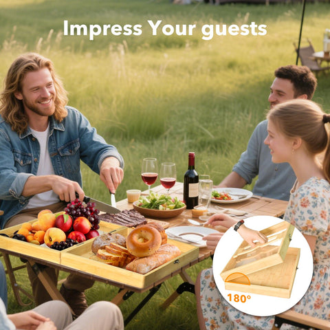 ZTDMGZS board with built-in lock keeps food secure during travel