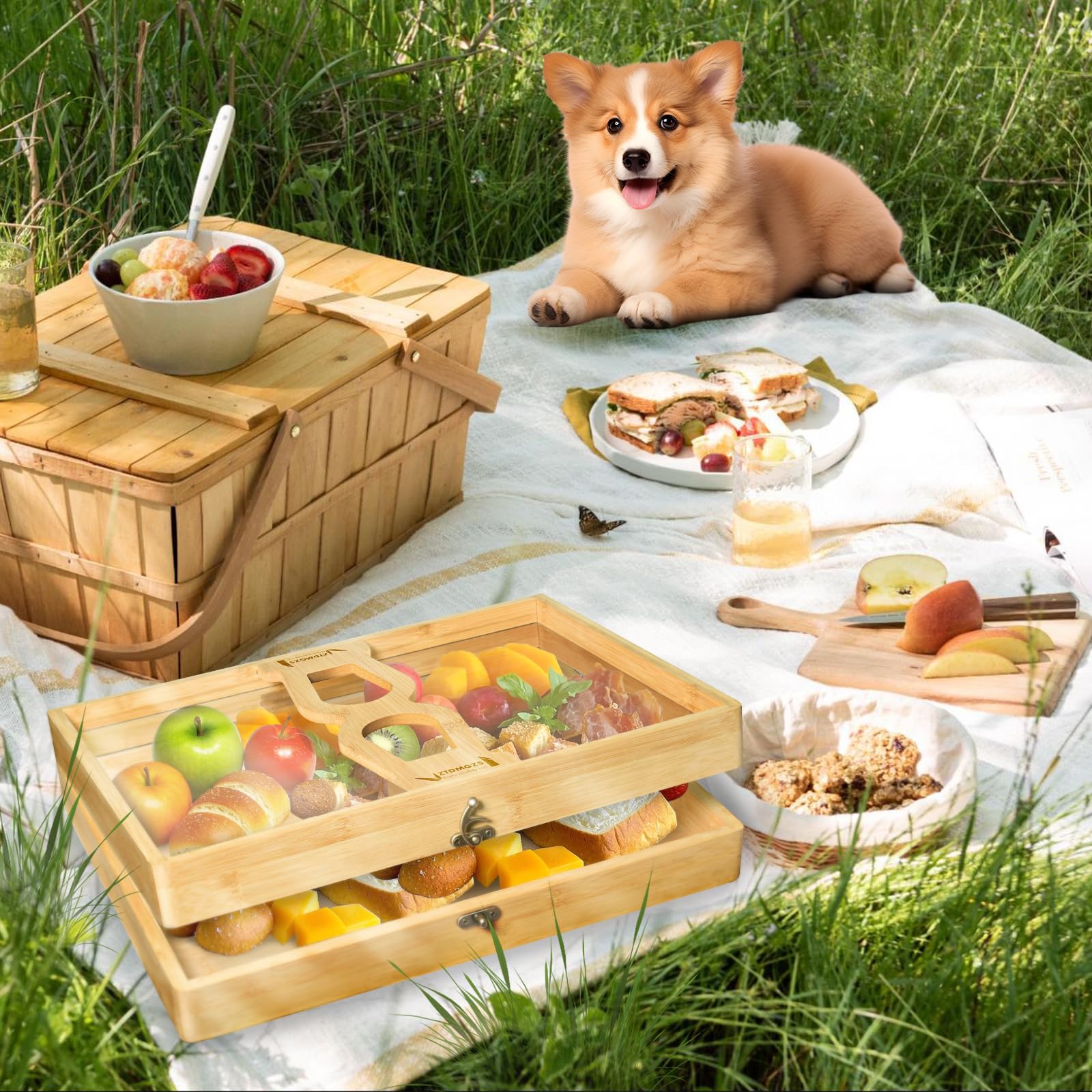 ZTDMGZS durable bamboo construction supports repeated entertaining use