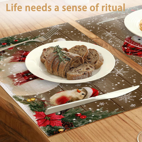 ZTHLL Cute bird design table mats brighten spaces for gatherings.