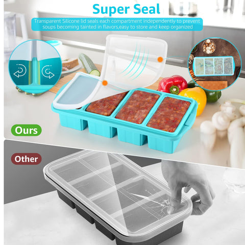 Ztomine clear-lid design helps see contents and preserve freshness.