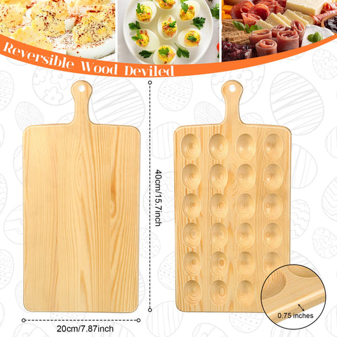 Zubebe beech wood construction for sturdy, reusable serving ware.