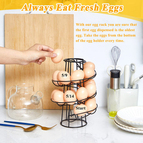 Zubebe's sturdy stainless steel wire construction supports daily kitchen use.