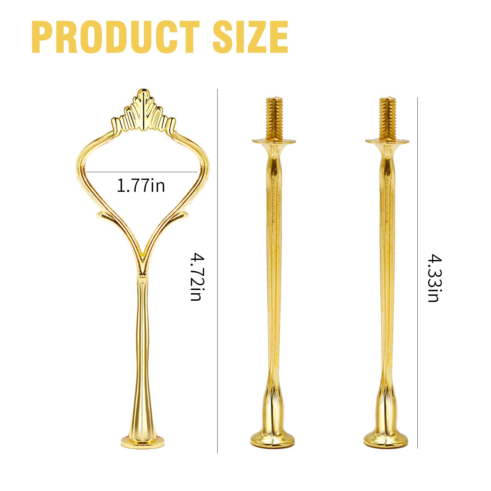 ZUDKSUY silver cake stand hardware complements modern wedding cake setups.