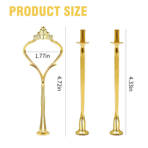 ZUDKSUY silver cake stand hardware complements modern wedding cake setups.
