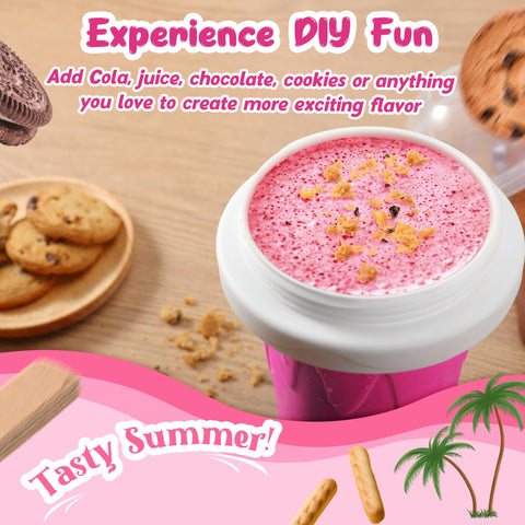 ZUGM Magic Squeeze Slushy Cups cola slushie example highlights flavor versatility