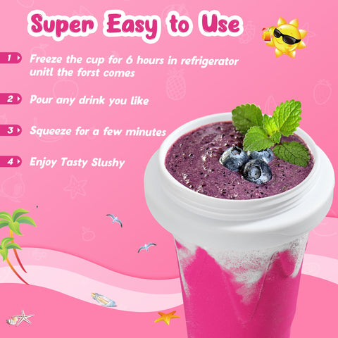 ZUGM Slushie Cup diy flavors concept for custom blends