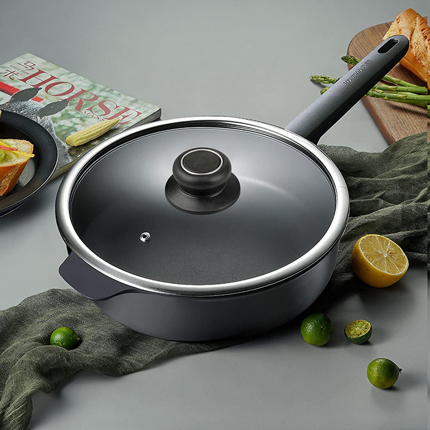ZUIHUI heat resistant handle stays cool when lifting hot lids