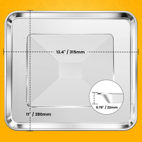 ZuKaYeHome stainless steel tray close-up shows strong construction