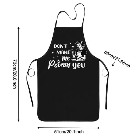 zukmvuh 28.8 by 20.1 inch apron, full coverage for adults.