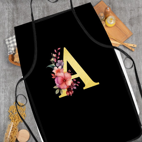 Zukmvuh gift-ready floral apron, perfect personalized present for women