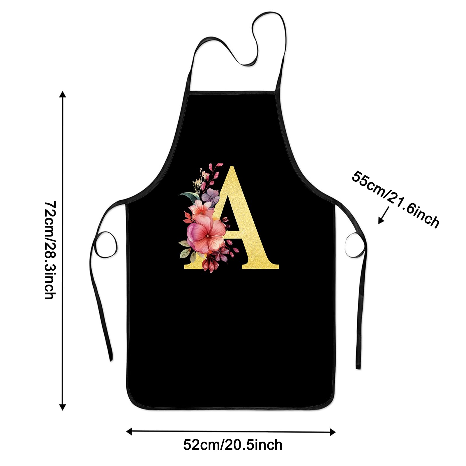 Zukmvuh apron with pockets and ties close-up, convenient storage and secure fit