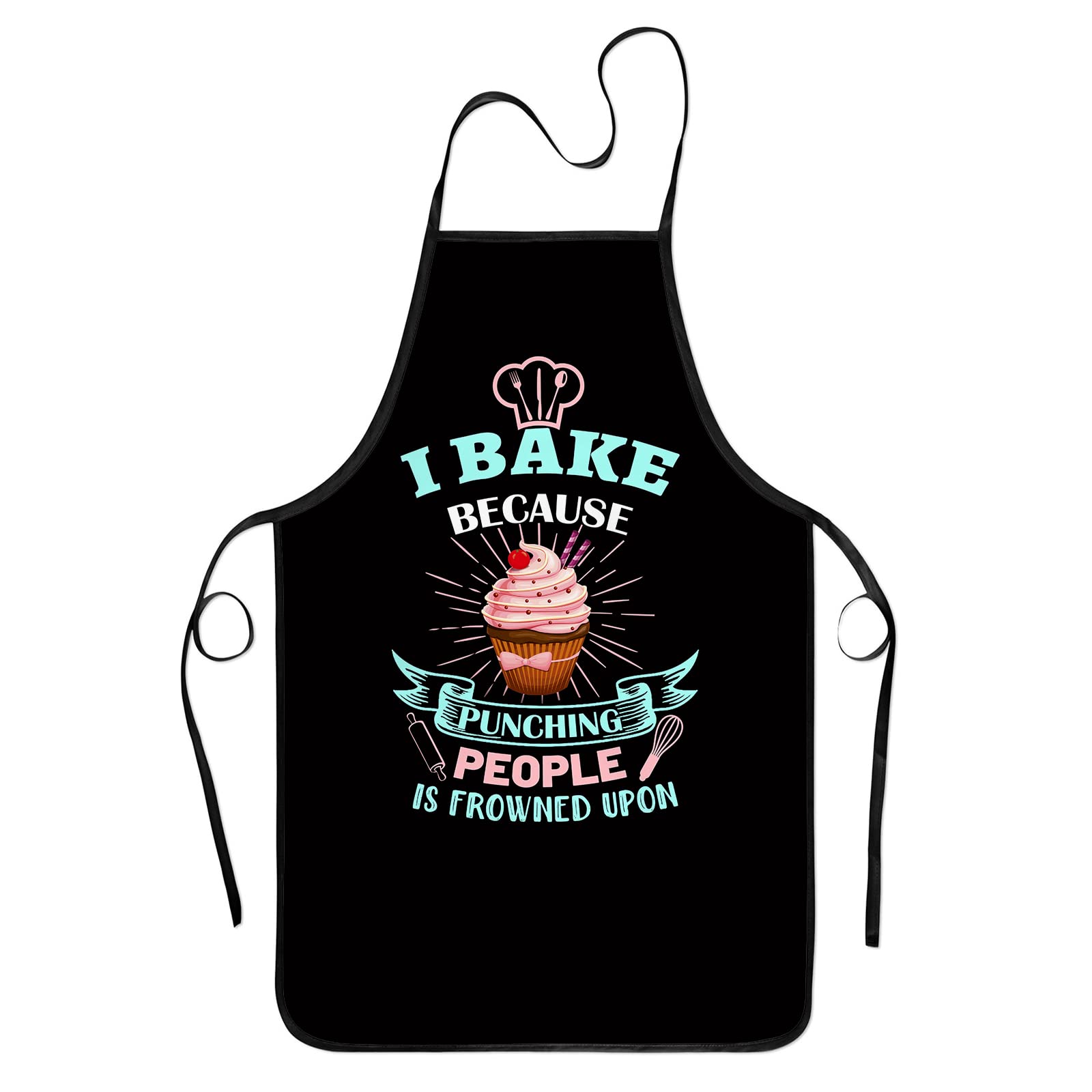 zukmvuh funny baking apron pattern for playful baking sessions.