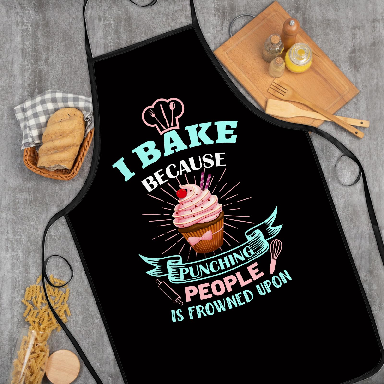 zukmvuh soft breathable polyester apron emphasizes comfort and easy cleanup.