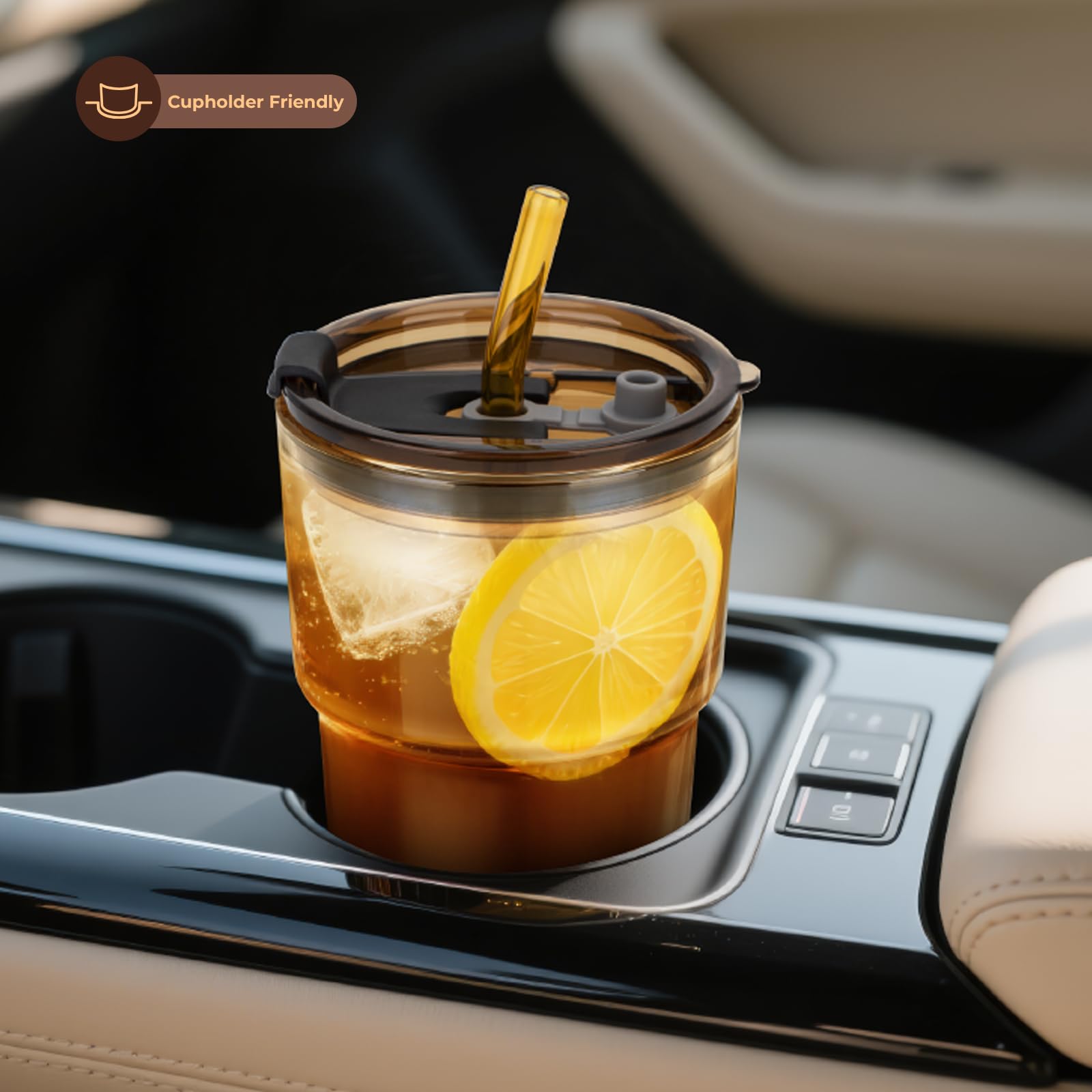 Zukro dual-function lid supports sip or straw for versatile use