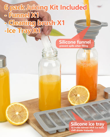 Zukro set includes funnel and cleaning brush for ease.