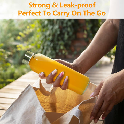 Included pour funnel with the Zukro bottle for clean filling.