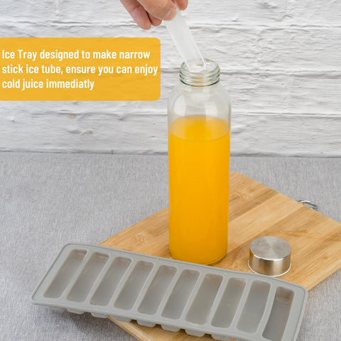 Zukro leak-proof glass bottle ideal for smoothies and cold drinks.