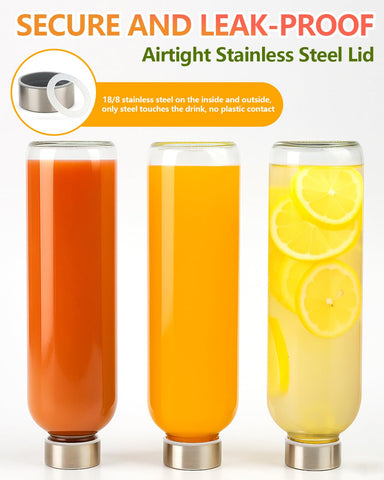 Zukro stainless steel airtight cap seals the bottle to prevent leaks.