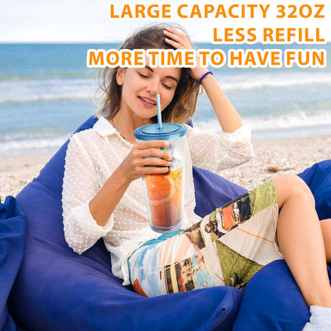 Wide mouth allows easy cleaning and refilling.