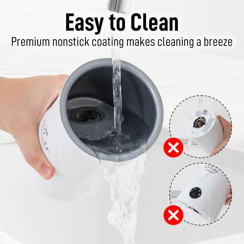 Zulay Kitchen 4-in-1 frother stirs chocolate for smooth cocoa
