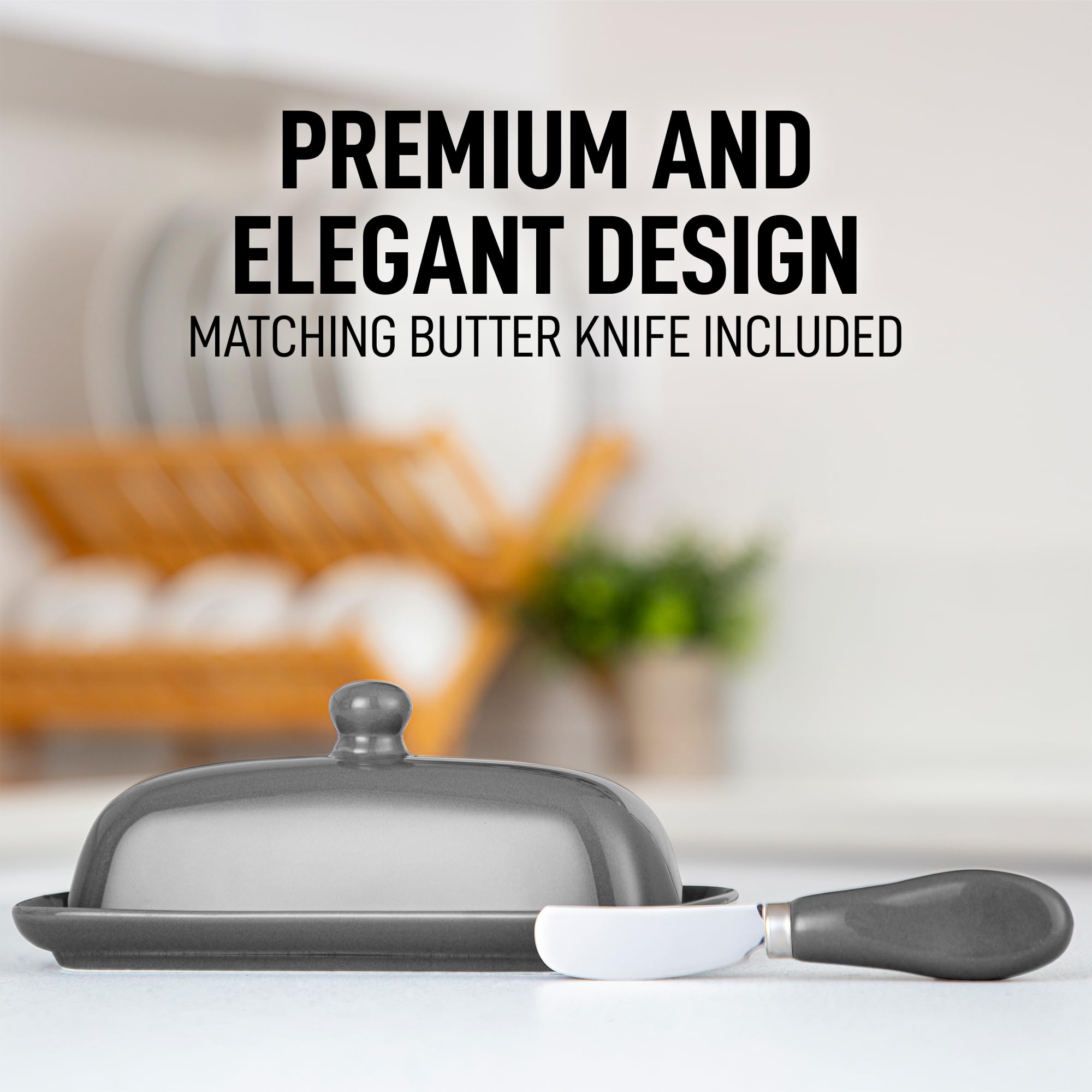 Zulay butter dish is dishwasher safe for quick cleanup after meals