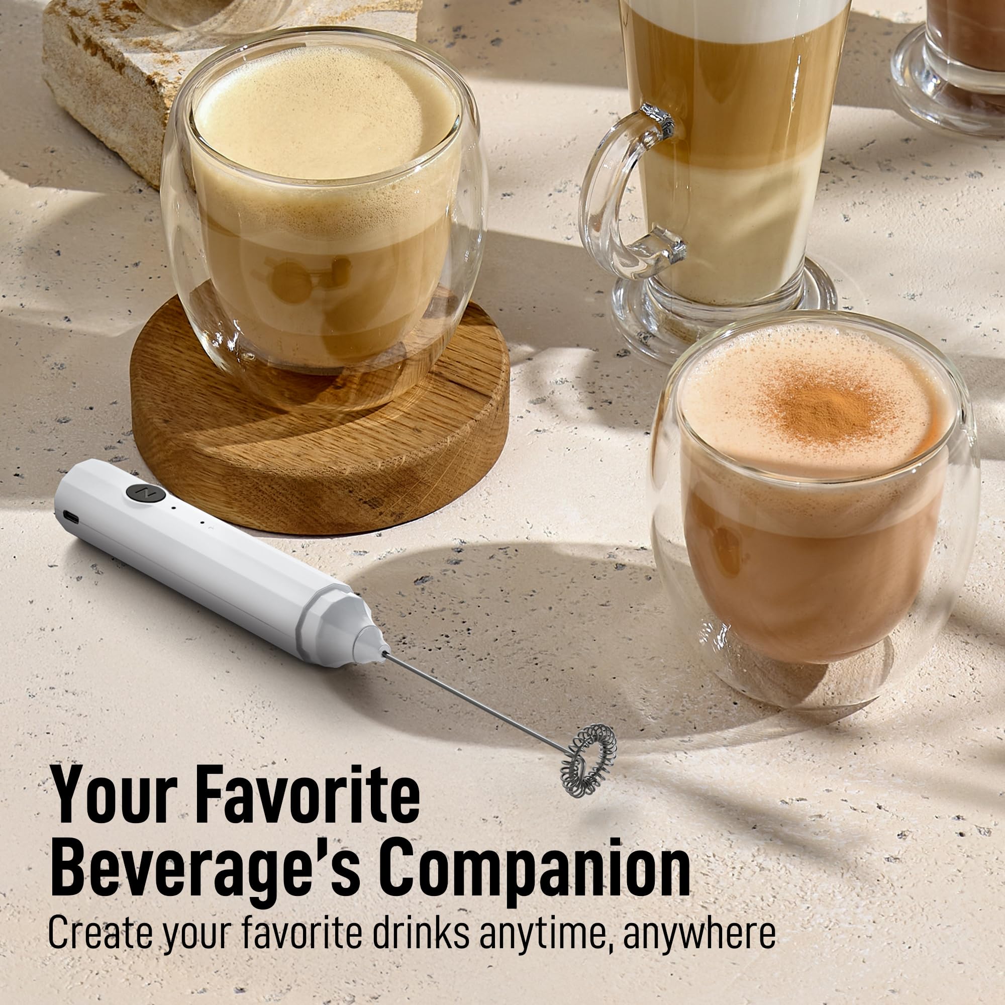 Zulay Froth N Go stainless steel whisks resist rust and clean easily